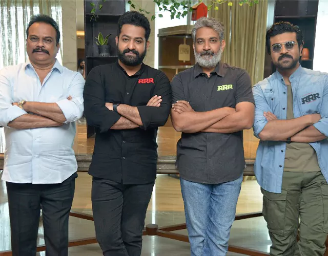 RRR Movie Team Interview Photos